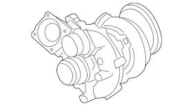 11-65-5-a2a-205 Bmw Genuine Turbocharger