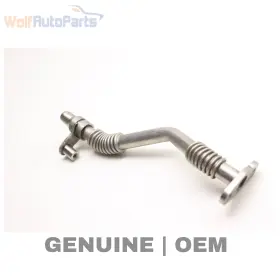 11427844986 Bmw 2016-2019 750i Xdrive G12 - Right Turbo Oil Pipe / Line Return 7844986