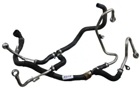 11537578687 Bmw 09-19 F01 F02 F04 F07 F10 F06 F12 750i Turbo Coolant Lines Hoses Pipes Pair