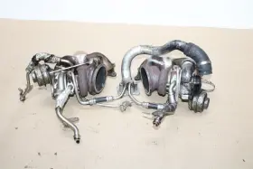11657593019 Bmw 2007-2010 E60 535 N54 Engine Motor Twin Turbo Charger Set Oem