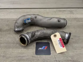 11657807060 Bmw 09-13 Oem E70 X5 Diesel Engine M57y Turbocharger Turbo Tube Pipe Unit Pair