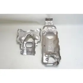 11657843158 Bmw 13-18 F10 M5 F12 M6 X5 M S63n V8 Lower Heat Shields For Turbo Chargers Oem