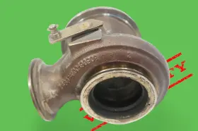 148375000 Bmw 2009-2012 750li 750i N63 V8 4.4 Engine Turbo Turbocharger Housing Wastegate