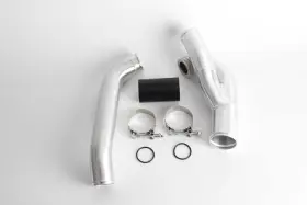 Bmw 614324335344 High-flow Turbo Outlet Pipe Kit For 07-13 N54 135i 535i E60 2 Inch Black Upgrade