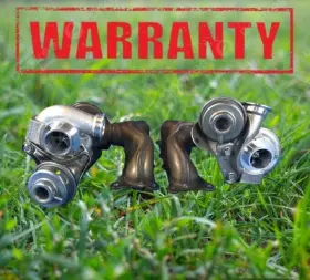 7420619 Bmw 07-10 E90 E92 335i Front And Rear Turbochargers Pair Set Td03l Oem