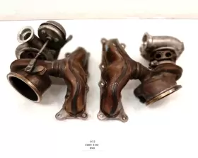 7593015 Bmw 07-10 Oem E90 E92 E93 335i Turbo Turbocharger Pwg N54 Engine Set