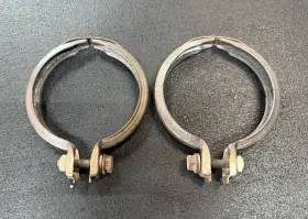 762050802 Bmw F80 F82 F83 F87 M3 M4 M2 S55 Engine Turbo Exhaust V Band Clamp Set 36k