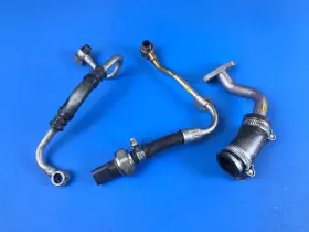 7808757 Bmw 14-18 F30 328d N47 Diesel Turbocharger Turbo Cooling Lines Set