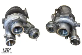 7846918 Bmw 2013 - 2016 F10 M5 S63 4.4l Front Left And Right Turbo Turbocharger Pair Oem