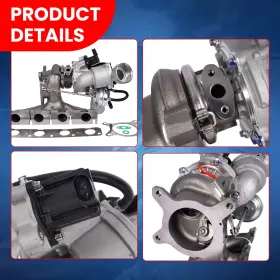 Dbt667a272 Bodeman Turbocharger For 2008-2018 Audi A3 Q3 Vw Jetta Passat Eos Gti Tiguan 2.0l Gas