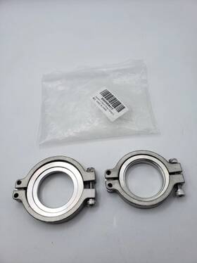 Bolunauto Rsc237 Inlet Outlet Flanges Clamps V-band Set Replacement For Tial Mvr 44mm Wastegate