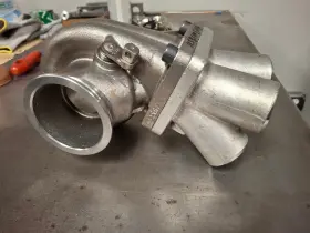 11581008002 Borgwarner Efr G-type T4 Twin Scroll 0.80 A/r Iwg Turbine Housing And Collector
