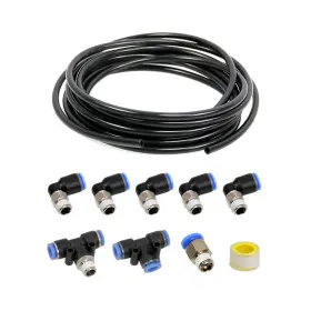 C197-a088 Bruce&shark Push Lock Black Vacuum Fitting Kit Turbo Wastegate Solenoid For Vehicles