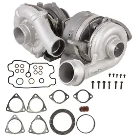 40-80476v3 Buyautoparts For Ford F250 F350 F450 6.4 Dsl Compound Turbo Kit With Turbocharger Gaskets Gap