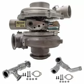 40-80779uk Buyautoparts For 2003 Ford Excursion 6.0l Diesel Garrett Turbo Turbocharger With Up Pipes Gap