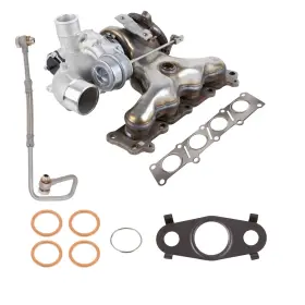 40-827249f Buyautoparts For Land Rover Range Borgwarner Turbo Turbocharger With Gaskets And Oil Line