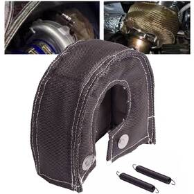 Carautopartshome Ch0132-1 Turbo Blanket Turbocharger Heat Shield Cover Wrap For T4 Gt40 Gt42 Gt45 Black