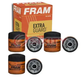 V38-0010 Carquest Ph46 3 Pc Fram Extra Guard Engine Oil Filters For Oc 78 Lf497 Lf194 Ws