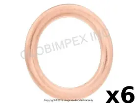 82902129 Corteco For Audi / Vw 2006-2024 Oil Drain Plug Seal 14 X 20 1.5 Mm 6 Pcs