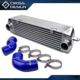 Crossdesign A-02ocb0003abl Twin Turbo Intercooler Fit For 06-10 Bmw 135 135i 335 335i E90 E92 N54 Blue Hose
