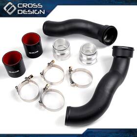 Crossdesign Big20260308-57 Fits Benz W212 E200 E250 Us Aluminum Intake Turbo Air Charge Hose Cooling Kit
