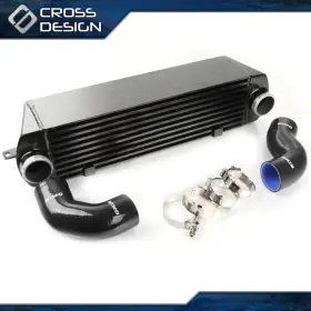 Ht-02ocb0003bbk Crossdesign Twin Turbo Intercooler Kit Fit For 2007-10 Bmw 135 135i 335 335i E90 E92 N54