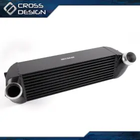 Ht-02ocb1103abk Crossdesign Fit For Bmw F20 F30 1 2 3 4 Series Aluminum Front Mount Intercooler Turbo Black