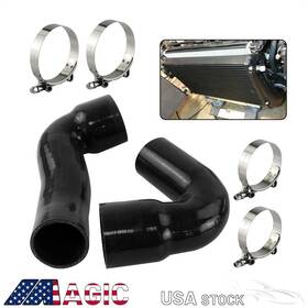 Csks 08shc013abk Black Silicone Hoses For Vw Gti Mk7 Golf R Audi A3/s3 Skoda Seat 1.8t 2.0t Tsi