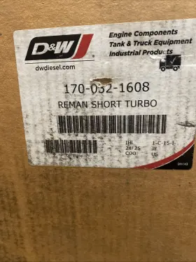 170-032-1608 Cummins Reman Short Turbocharger