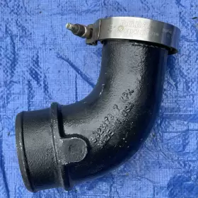 3923178 Cummins Hx35 Turbo Compressor Elbow And Clamp 1994-2002 Dodge Ram Diesel 5.9l