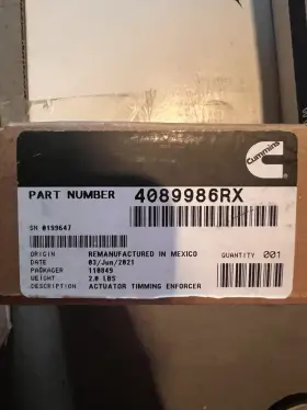 4089986rx Cummins Oem Actuator Timing Enforcer