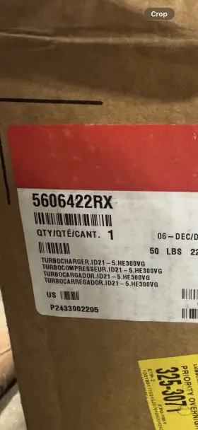 5606422rx Cummins Turbocharger New Oem With Actuator And All Parts Included