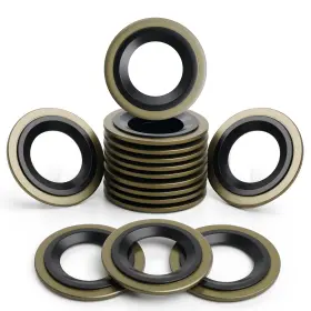 Dfl-3500 Deefill 50 Pcs Metal/rubber Drain Plug Gasket Fits 1/2 M12 So Replace Dfl-3500 Deefill 50 Pcs Metal/rubber Drain Plug Gasket Fits 1/2 M12 So Replace