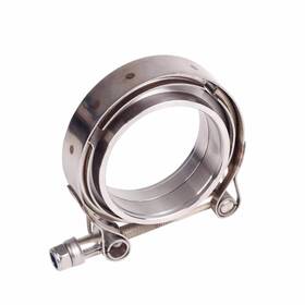 Easyberg Eb3783 1x 2.5 Inch V-band Clamp Mild Steel Flange Male-female For Exhaust Pipe