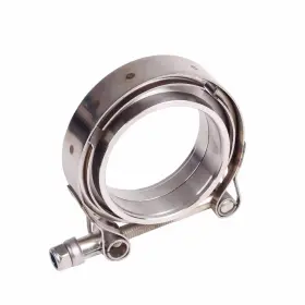 Eb3783 Easyberg 1x 2.5 Inch V-band Clamp Mild Steel Flange Male-female For Exhaust Pipe