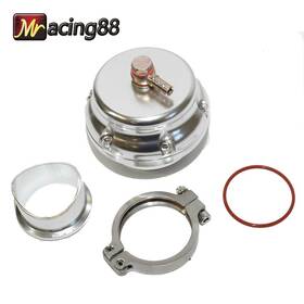 Emusa 733939691768 Universal Silver Stainless Steel 50mm 30 Psi Blow Off Valve V Band