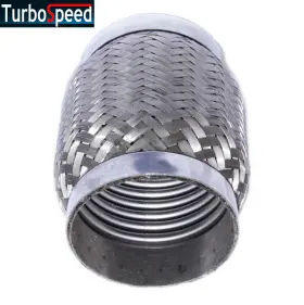 Un350x550 Emusa Universal 3.5 3 1/2 Ftft X 5.5 Inch Long Flex Pipe Stainless Steel Double Braid