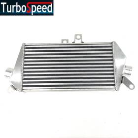Emusa Ycz-019 Universal 2 Inch I/o Aluminum Intercooler Overall Size 27 X12 X4.5 Tube And Fin