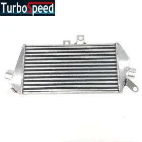 Ycz-019 Emusa Universal 2 Inch I/o Aluminum Intercooler Overall Size 27 X12 X4.5 Tube And Fin