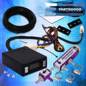 Bctt-015-682-n6 Epartsgogo Led Digital Display Black Turbo Timer Programmable Purple Boost Controller Unit