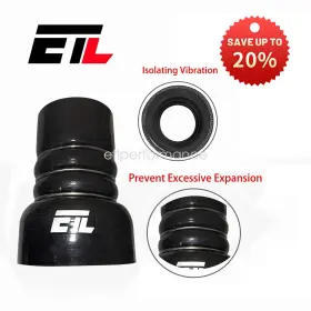 234018 Etl Performance Cac Transition Hose Coupler With Stainless Steel Reinforcement Rings New 3ftftx2.5ftft