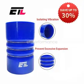 234038 Etl Performance Cac Blue Silicone Hose With Stainless Steel Reinforcement Rings 3.00ftft X 8.00ftft