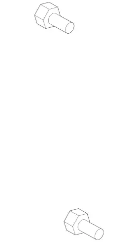 Aa5z-6n865-c Ford Genuine Water Inlet Tube Bolt