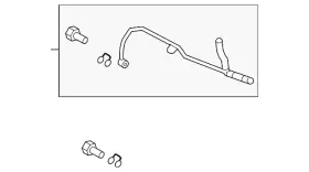 Aa5z-8k153-d Ford Genuine Turbocharger Coolant Line