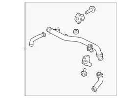 Ba5z-6c646-a Ford Genuine Inter-cooler Pipe