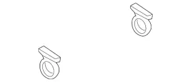 Bl3z-8w287-a Ford Genuine Connector Hose Clamp