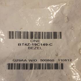 Ford Bt4z-19c149-c Genuine Oem Bezel Bt4z19c149c