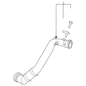 Fl3z-6f073-c Ford Genuine Outlet Hose