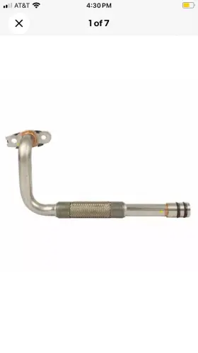 Gb5z-9t515-a Ford Genuine Oem Turbocharger Oil Line Gb5z9t515a
