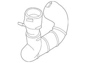 Ford Gv6z-6c640-a Genuine Inter-cooler Hose